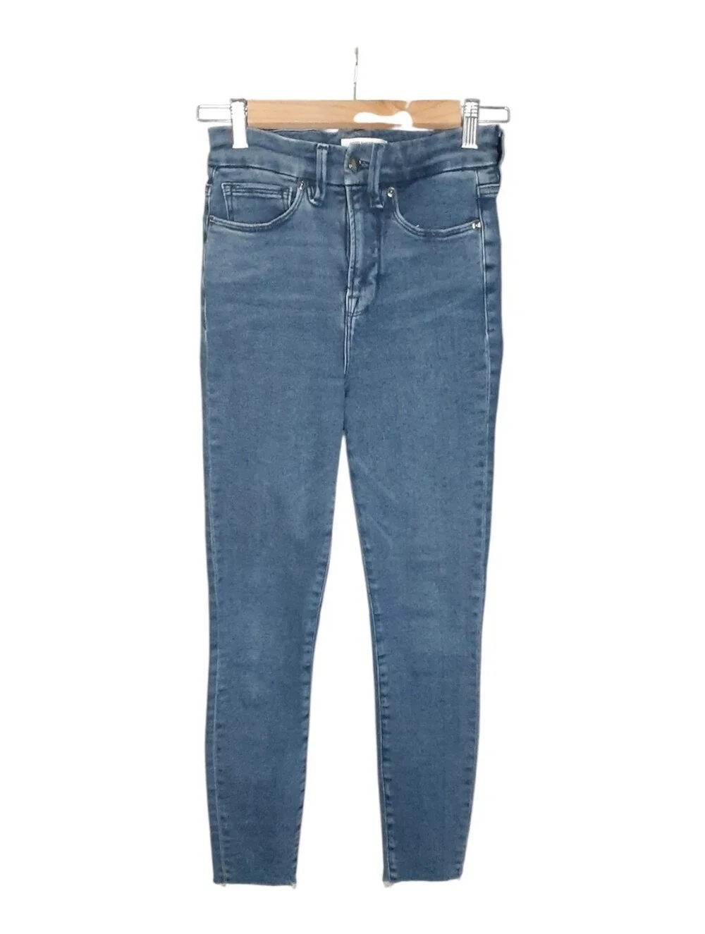 Good American Jeans in Dark Blue Wash Size 2. Very Good Condition